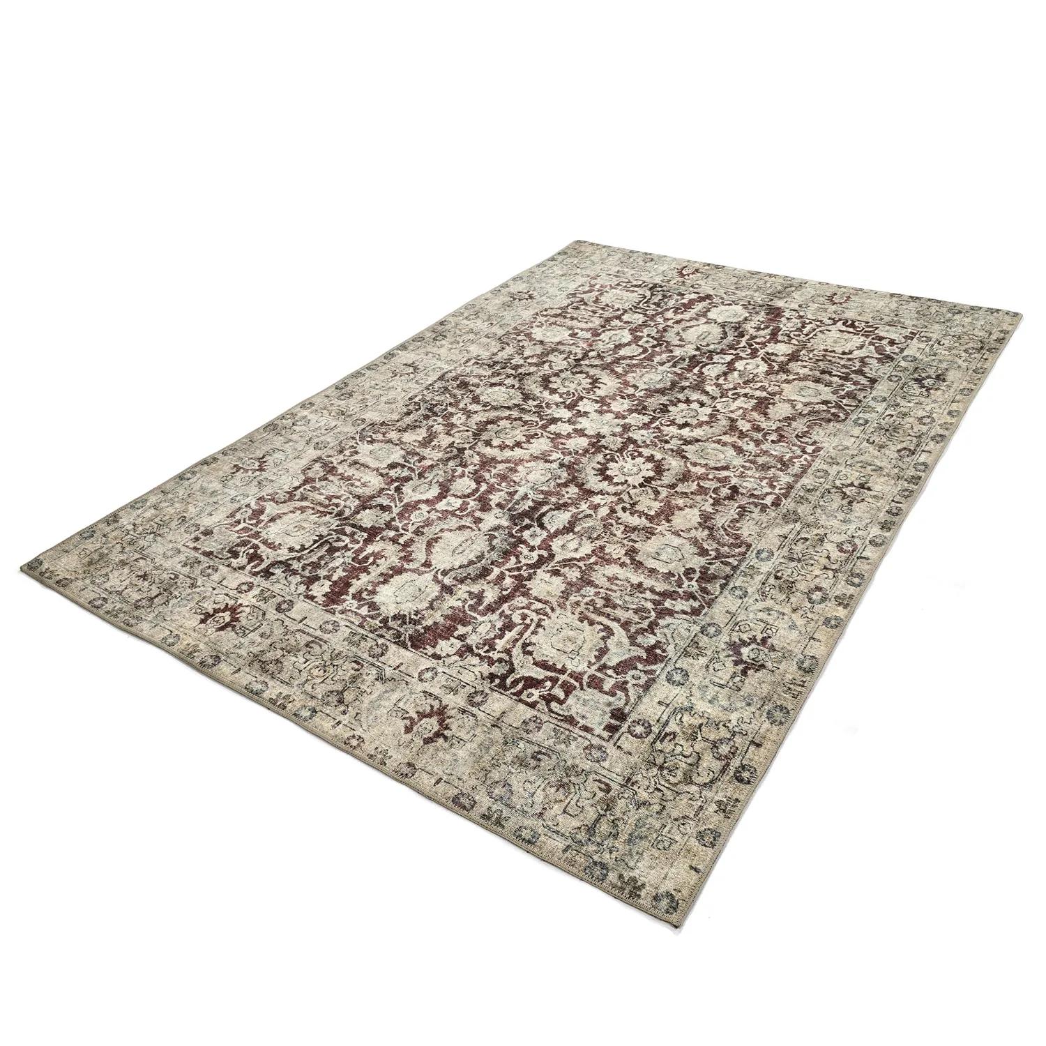 Alfombra de tejido plano - Delvar (rojo)