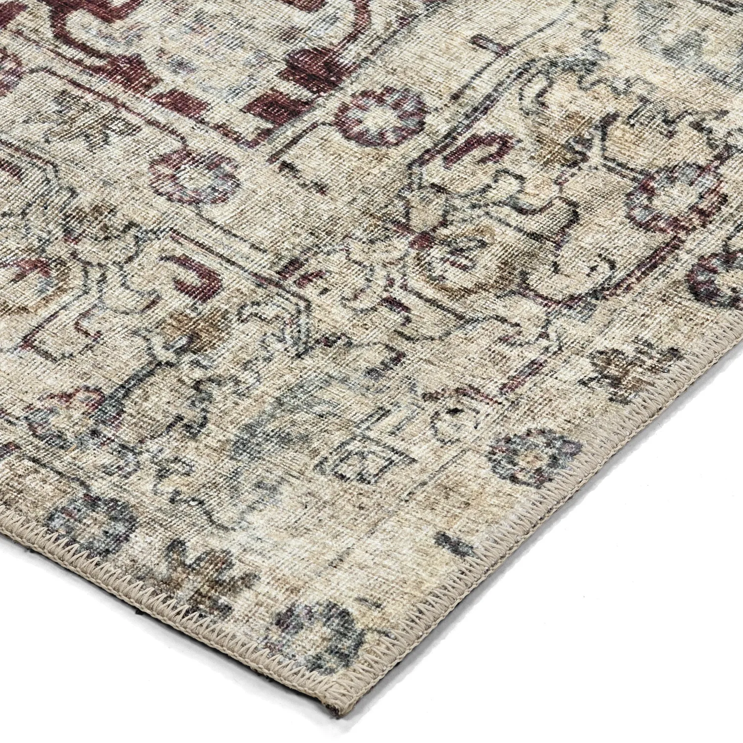 Alfombra de tejido plano - Delvar (rojo)