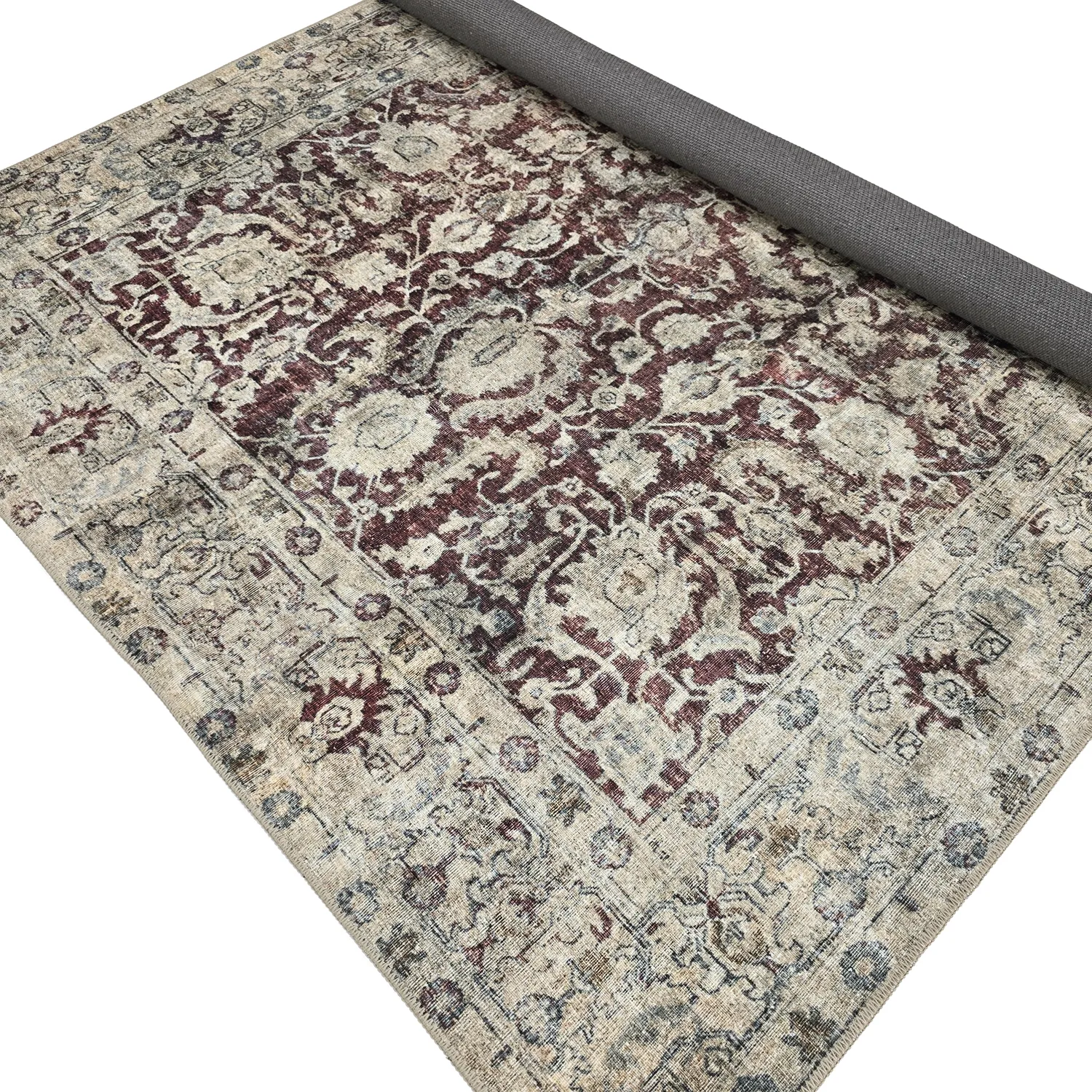 Alfombra de tejido plano - Delvar (rojo)
