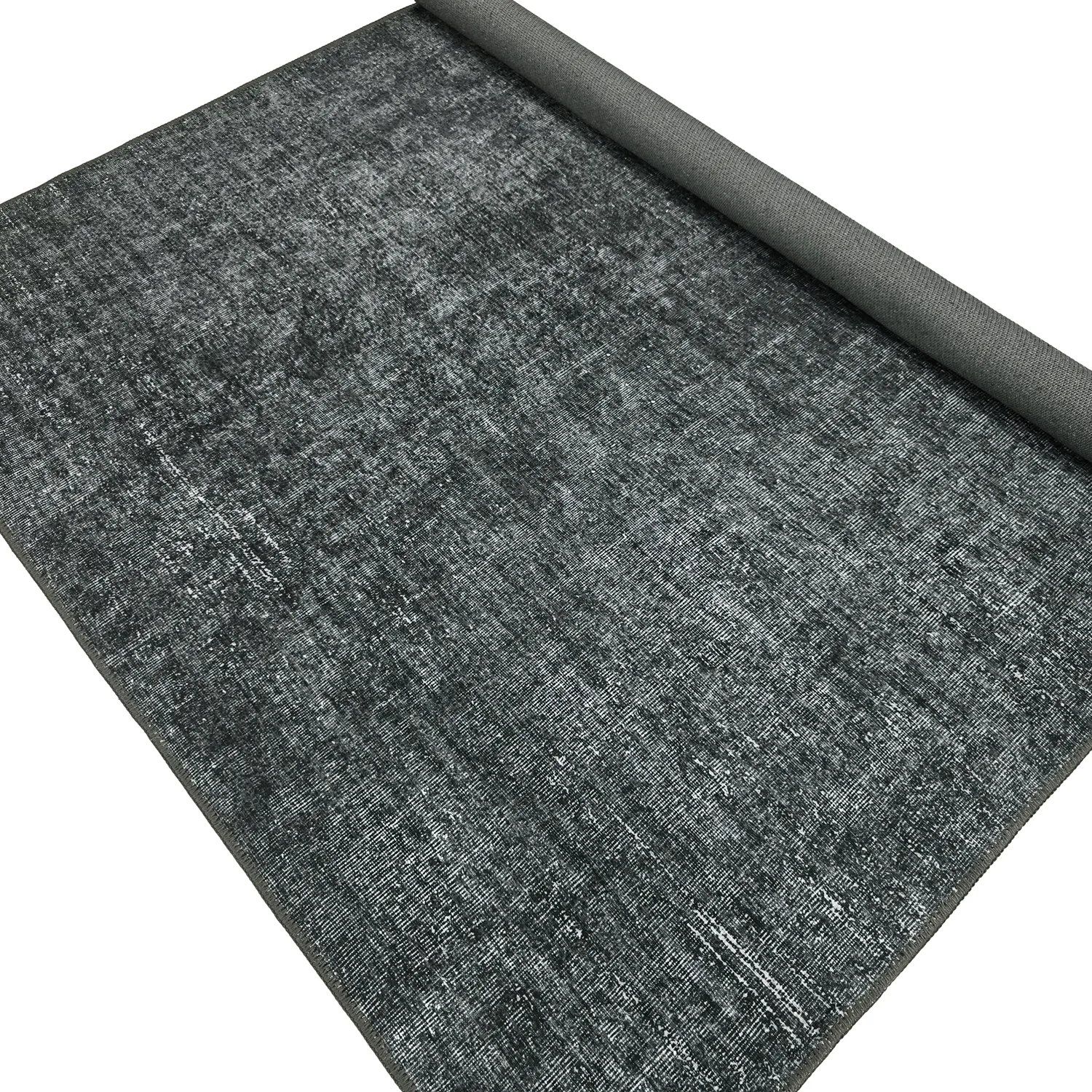 Alfombra de tejido plano - Elarion (negro)