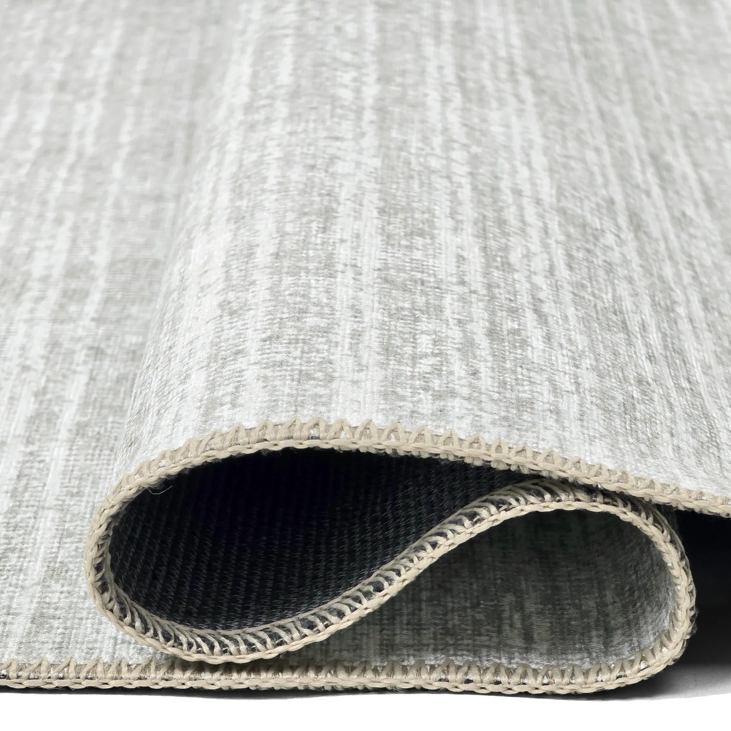 Alfombra de tejido plano - Elarion (gris claro)