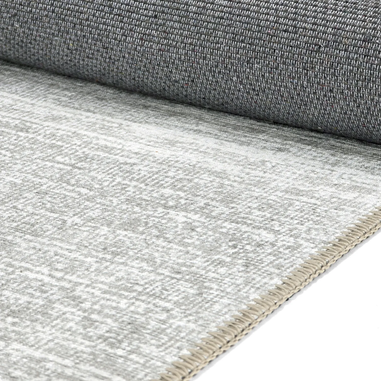 Alfombra de tejido plano - Elarion (gris claro)