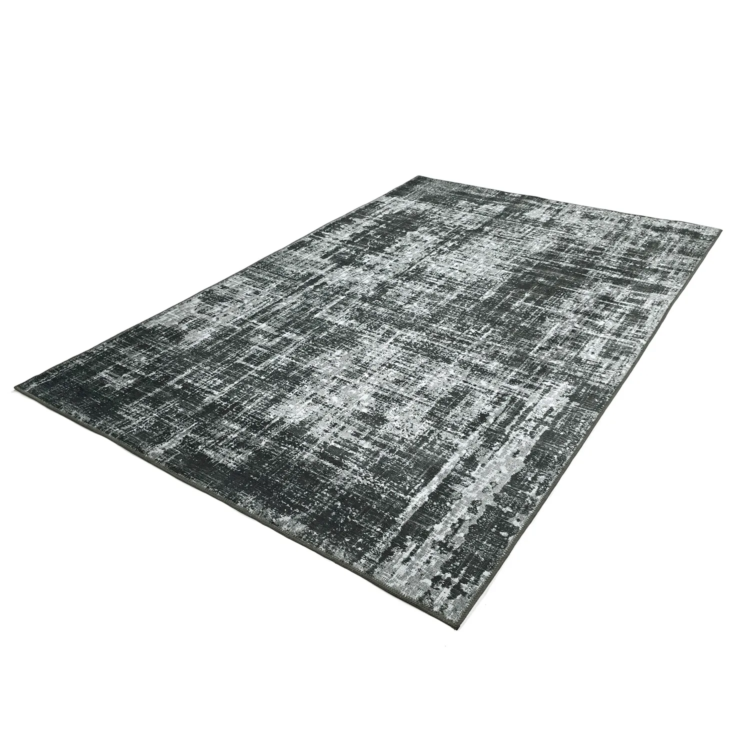 Alfombra de tejido plano - Elira (negro)