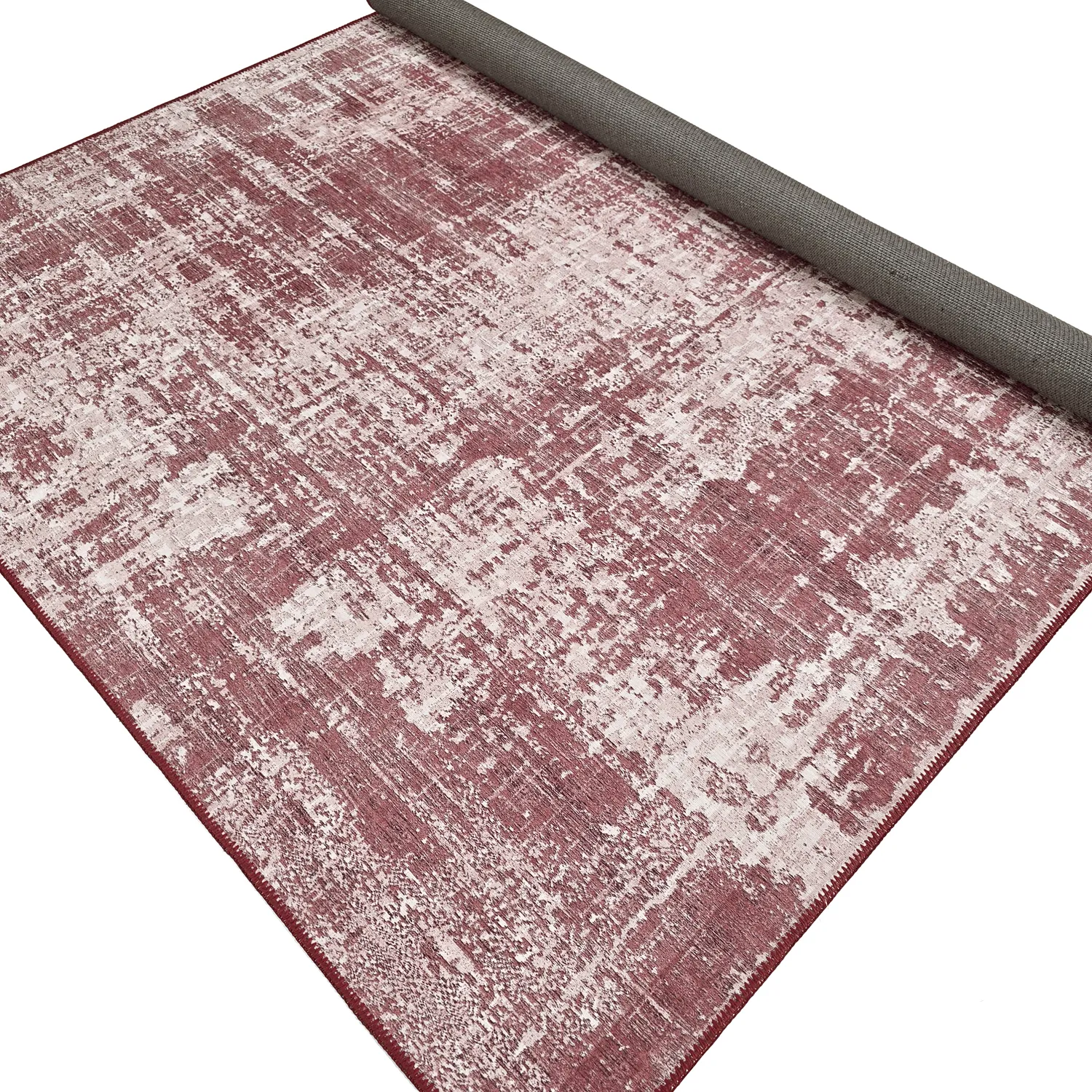 Alfombra de tejido plano - Elira (rojo)