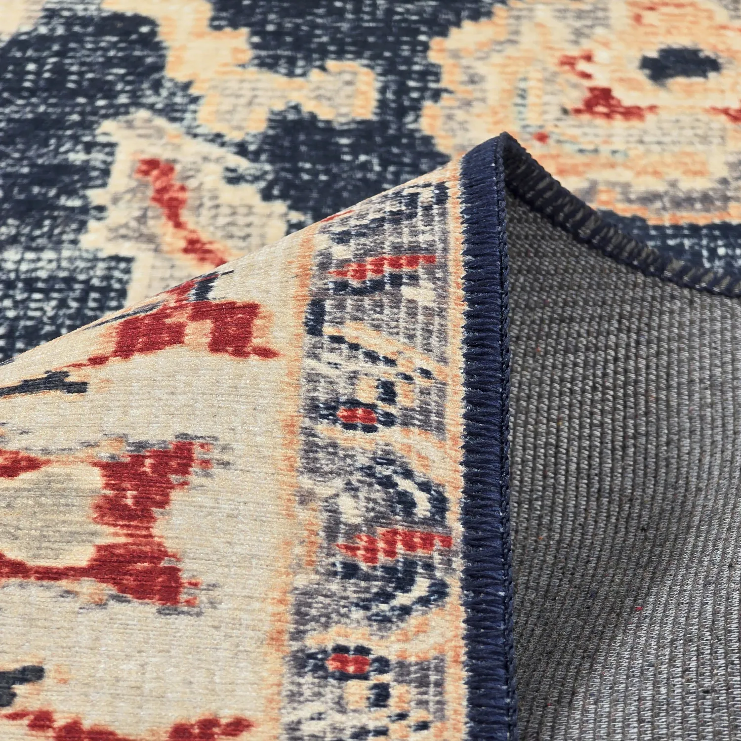 Alfombra de tejido plano - Fadarin (azul)