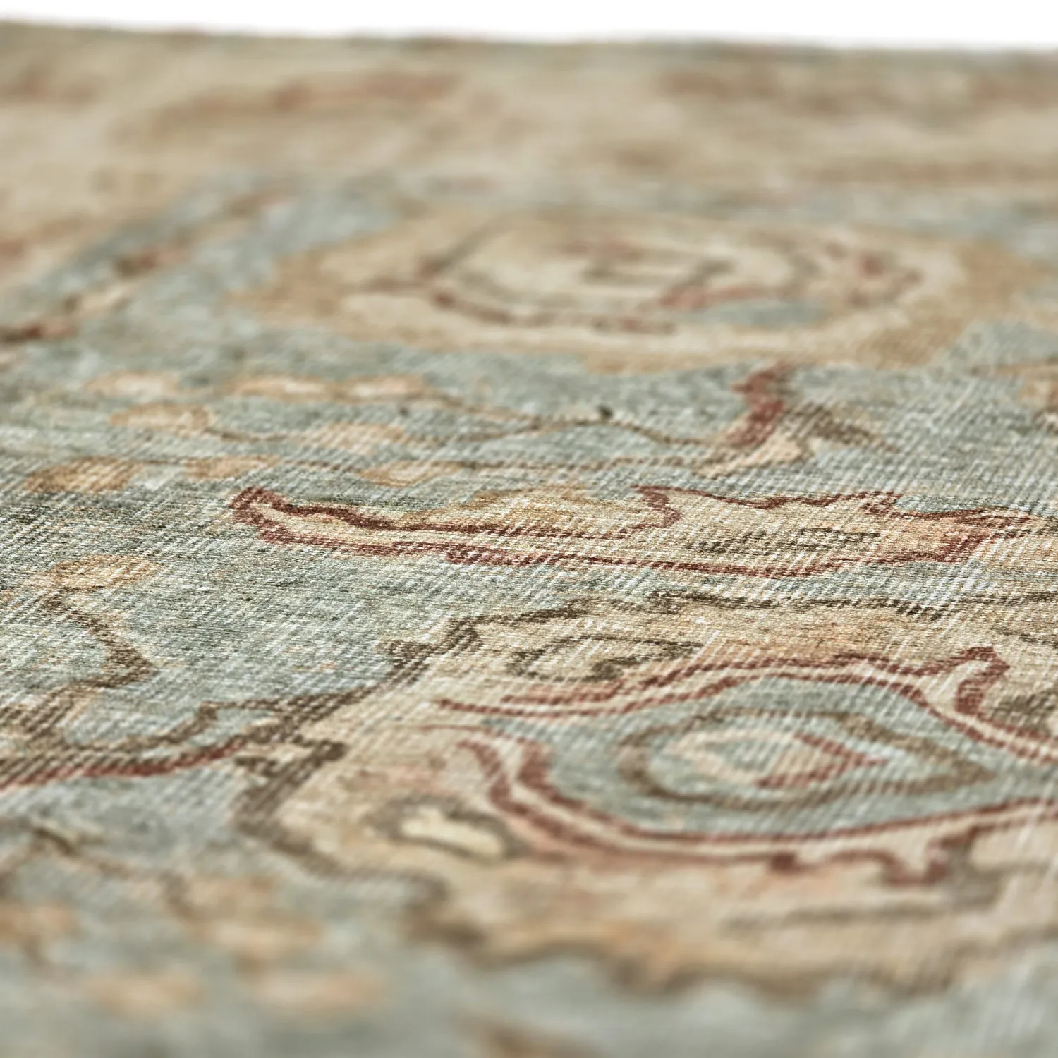 Alfombra de tejido plano - Layla (azul claro)