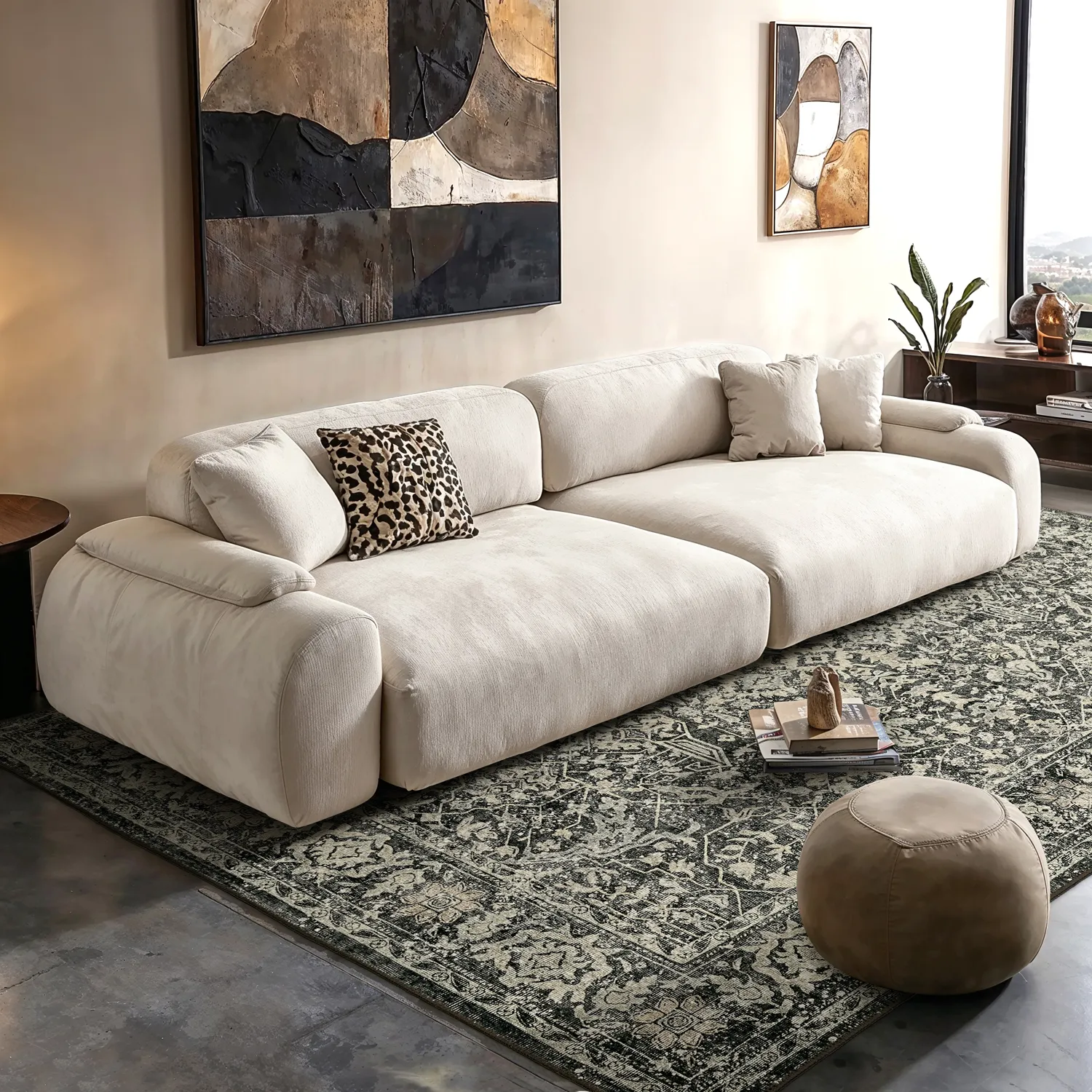 Alfombra de tejido plano - Meralis (negro)