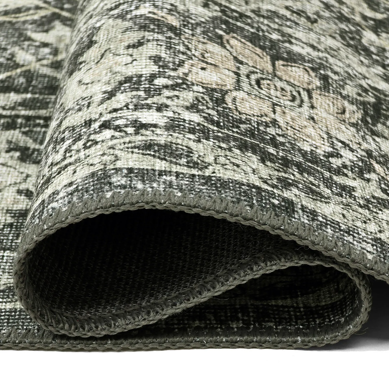 Alfombra de tejido plano - Meralis (negro)