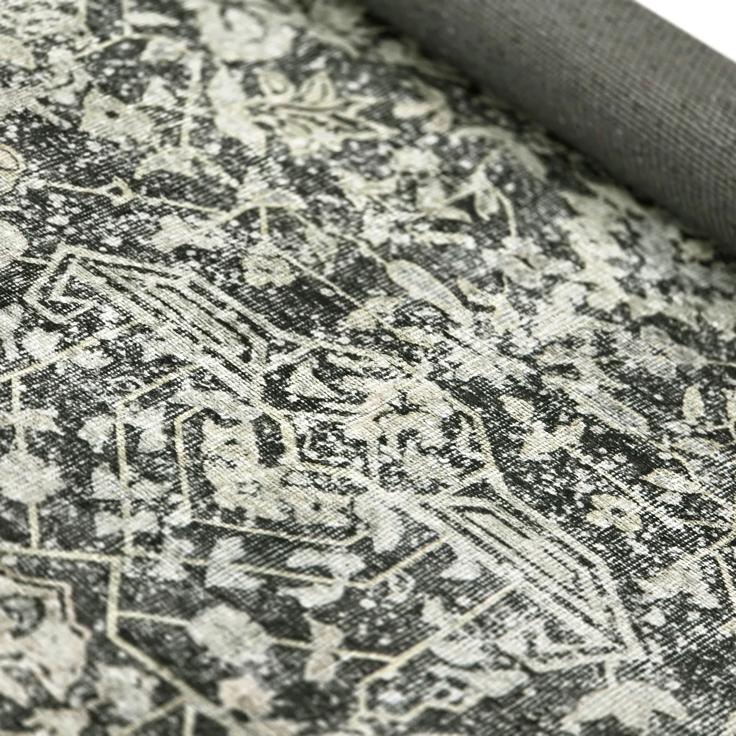 Alfombra de tejido plano - Meralis (negro)