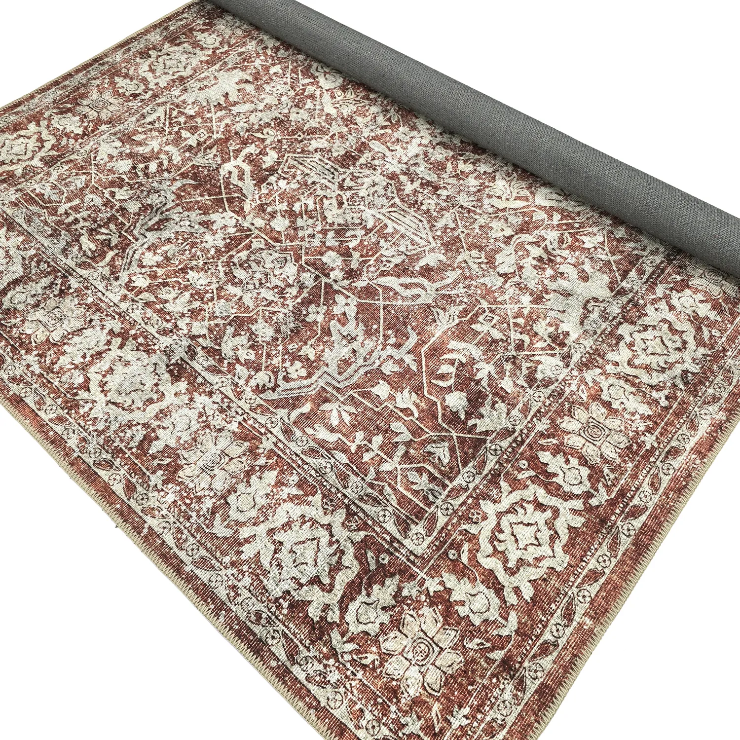 Alfombra de tejido plano - Meralis (rojo)