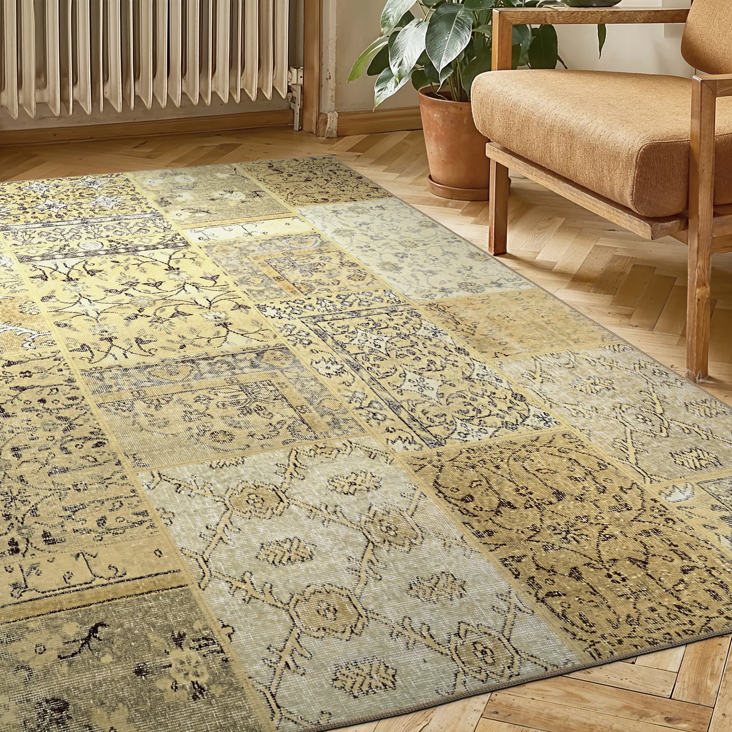 Alfombra de tejido plano - Myrina (beige)