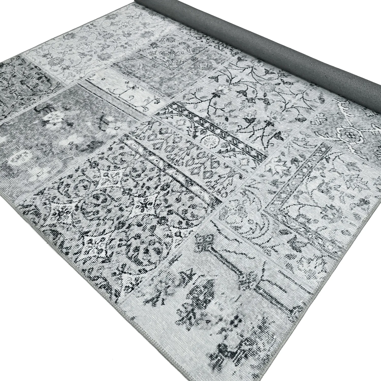 Alfombra de tejido plano - Myrina (gris)