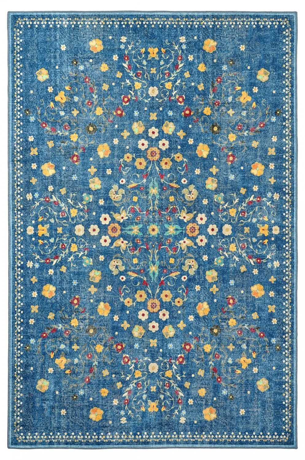 Alfombra de tejido plano - Nabilar (azul)