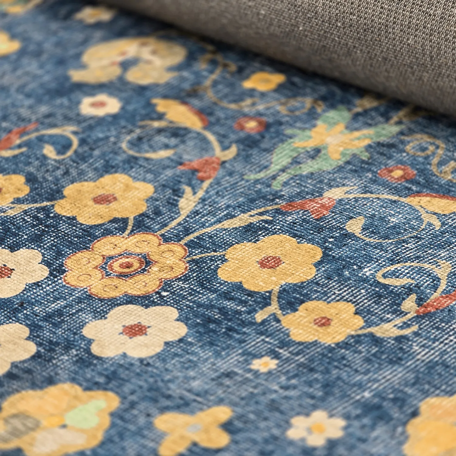 Alfombra de tejido plano - Nabilar (azul)