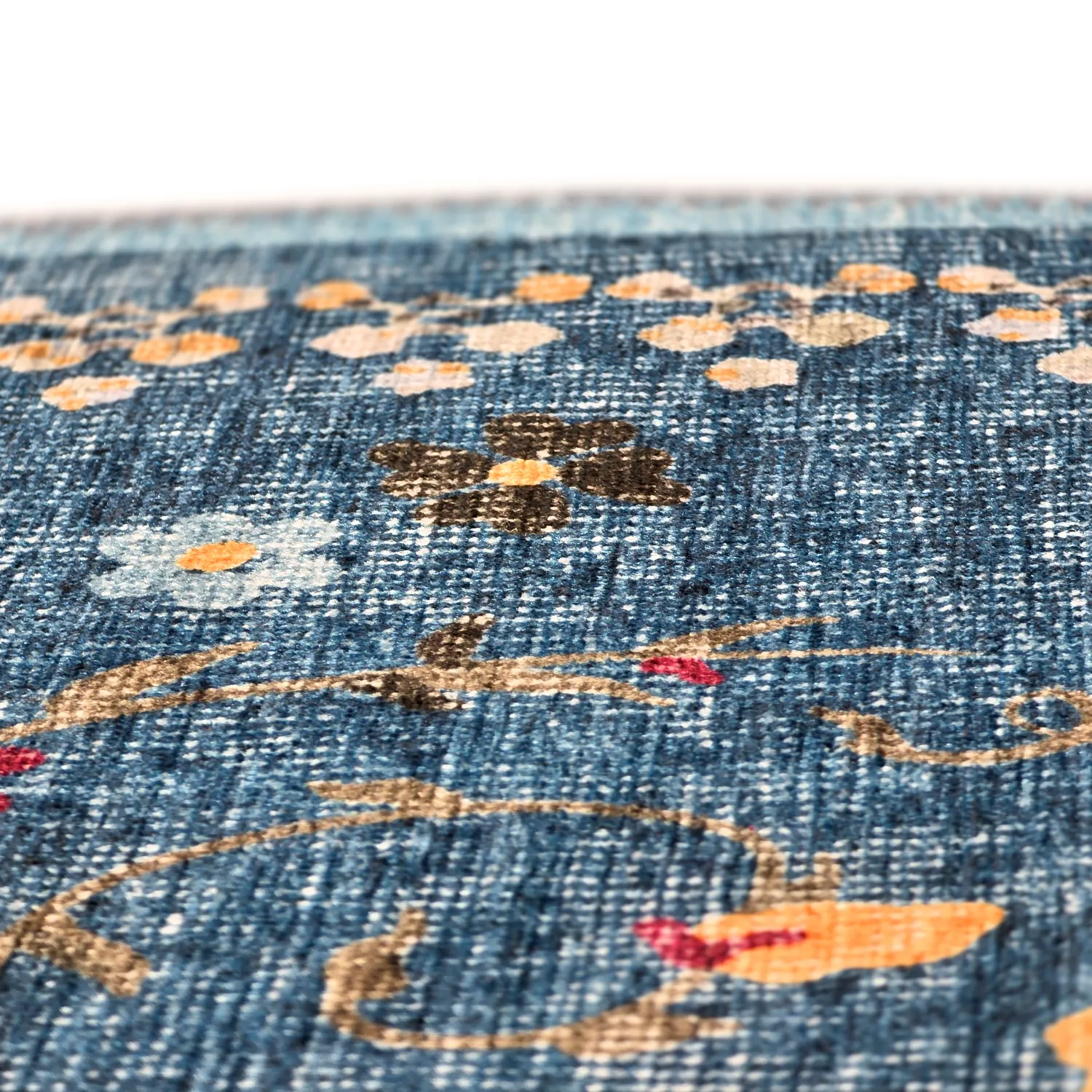 Alfombra de tejido plano - Nabilar (azul)