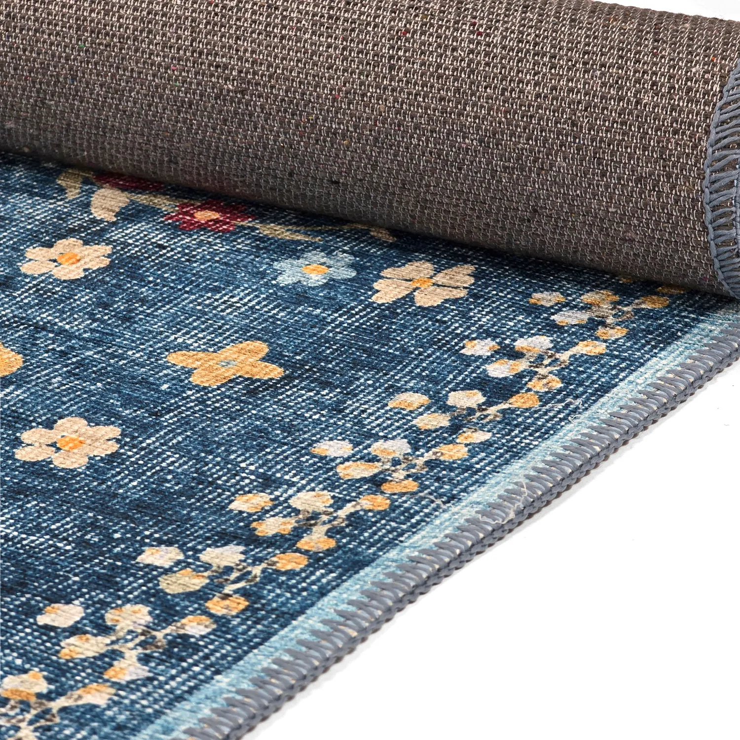 Alfombra de tejido plano - Nabilar (azul)