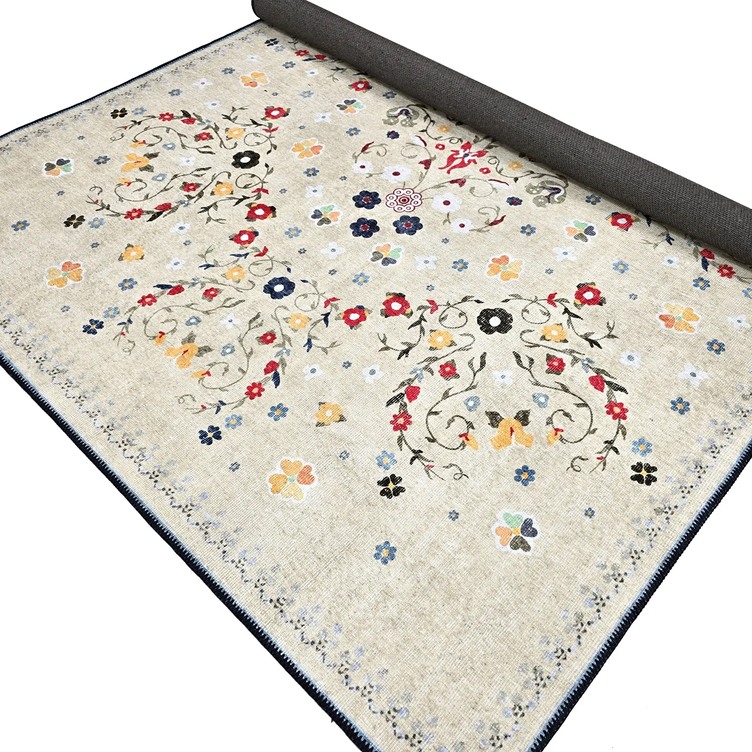 Alfombra de tejido plano - Nabilar (crema)