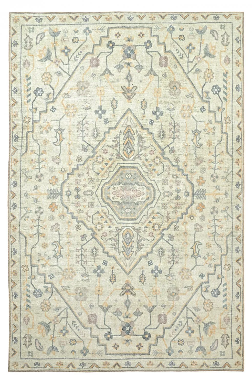 Alfombra de tejido plano - Nahla (crema)