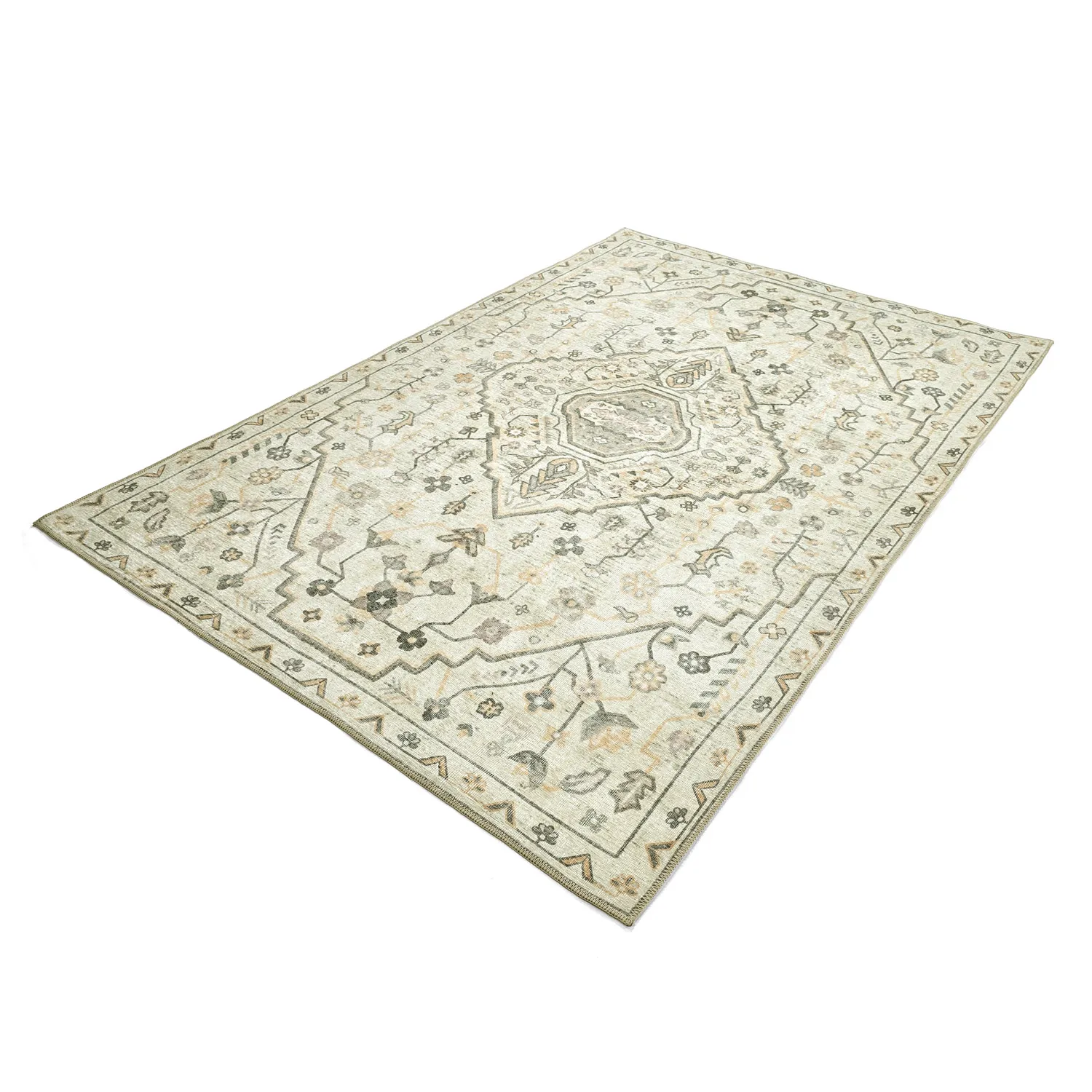 Alfombra de tejido plano - Nahla (crema)