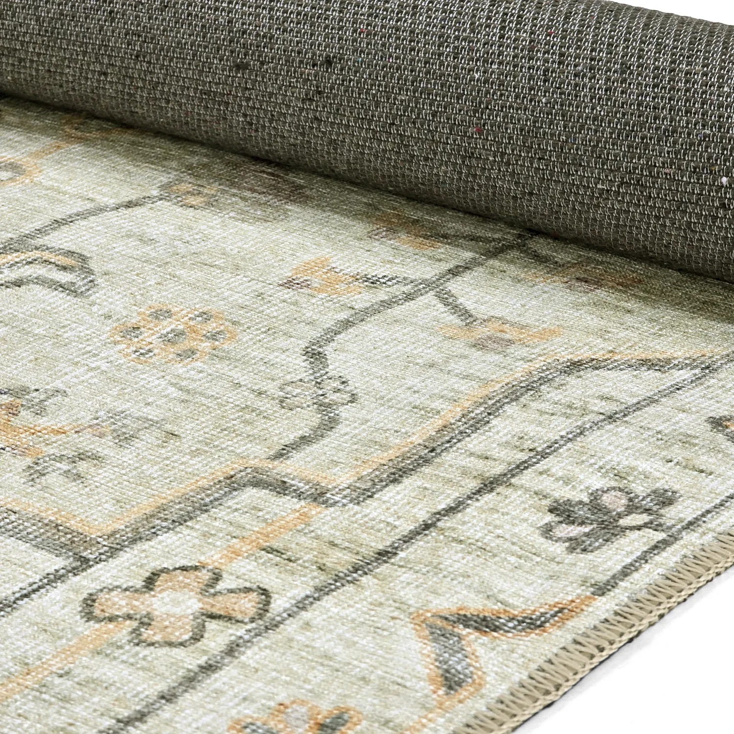 Alfombra de tejido plano - Nahla (crema)