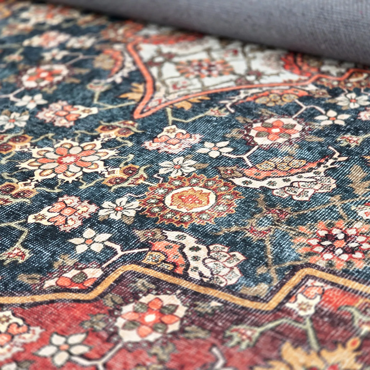 Alfombra de tejido plano - Samaria (rojo)