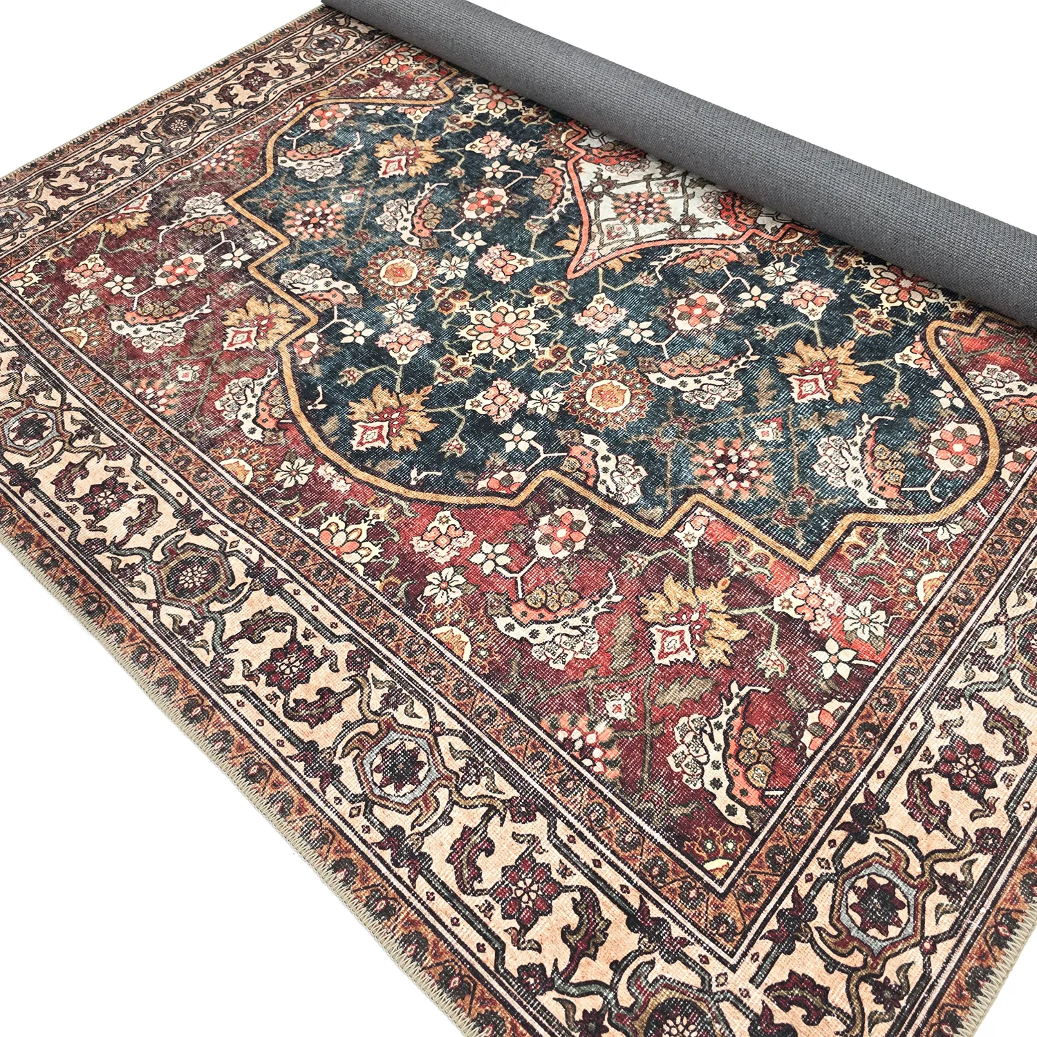 Alfombra de tejido plano - Samaria (rojo)