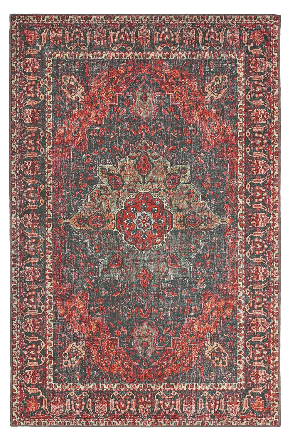 Alfombra de tejido plano - Velamir (rojo)
