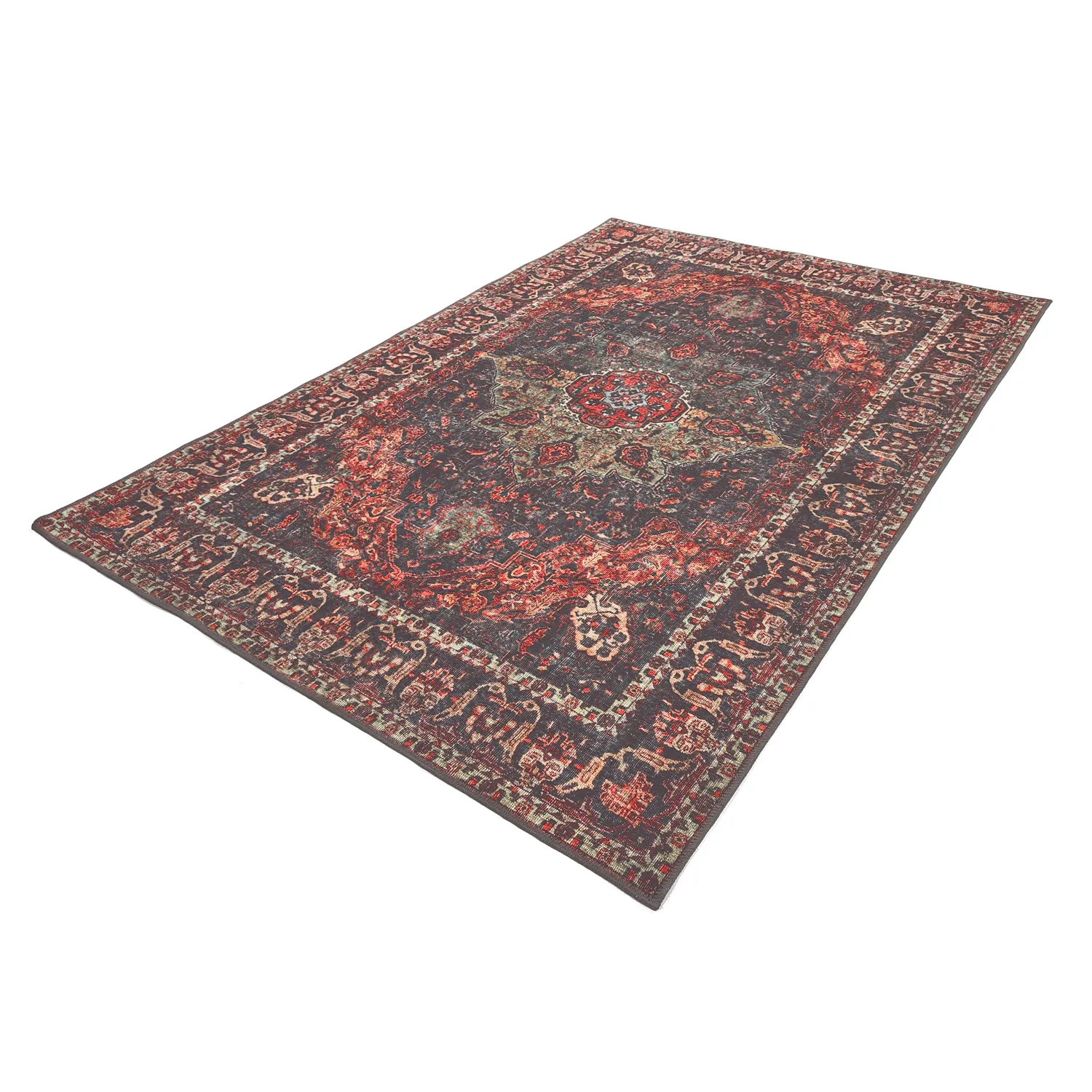 Alfombra de tejido plano - Velamir (rojo)
