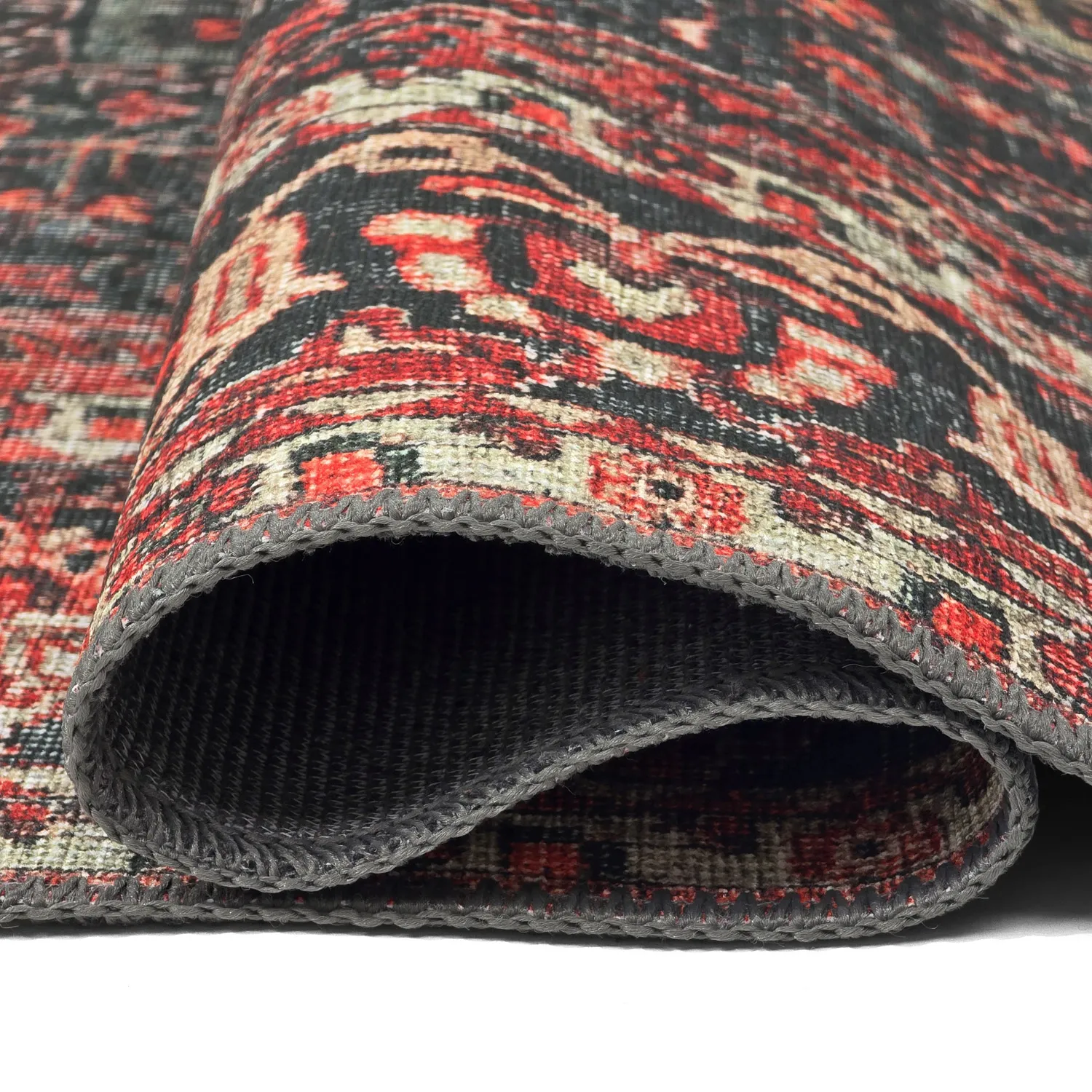 Alfombra de tejido plano - Velamir (rojo)