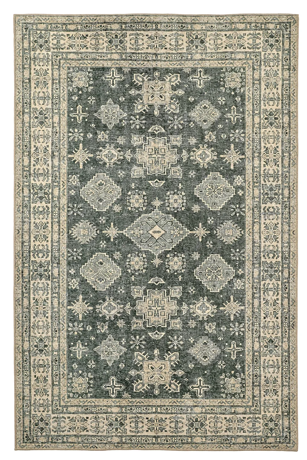 Alfombra de tejido plano - Zuleina (verde)