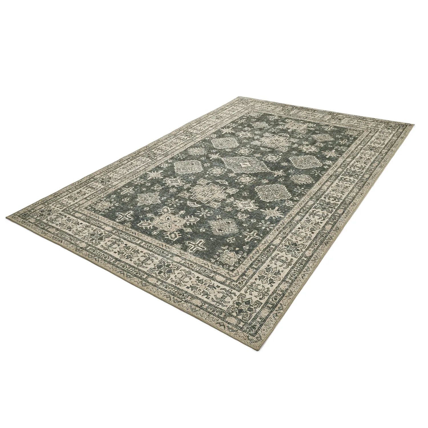 Alfombra de tejido plano - Zuleina (verde)