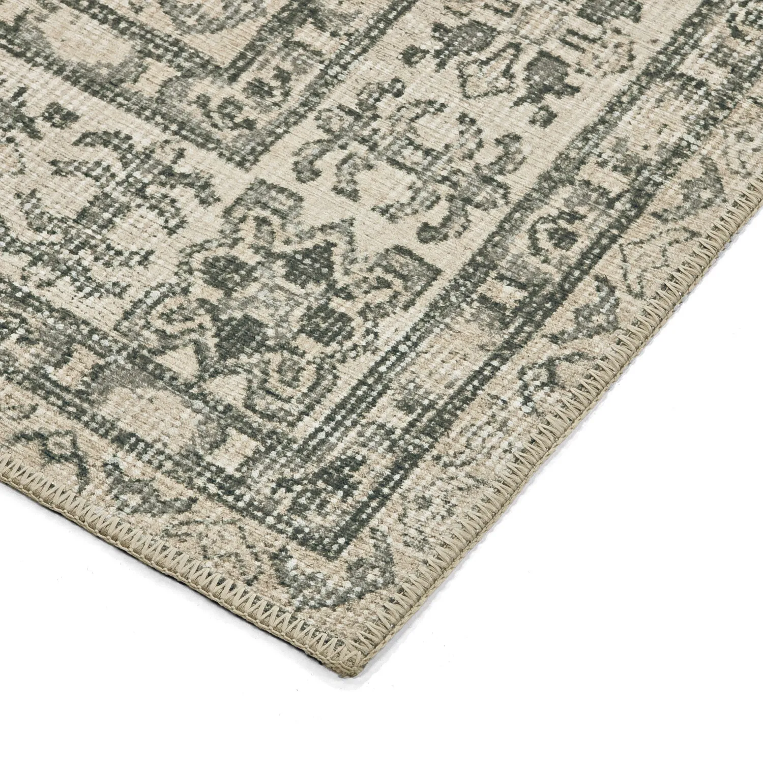 Alfombra de tejido plano - Zuleina (verde)