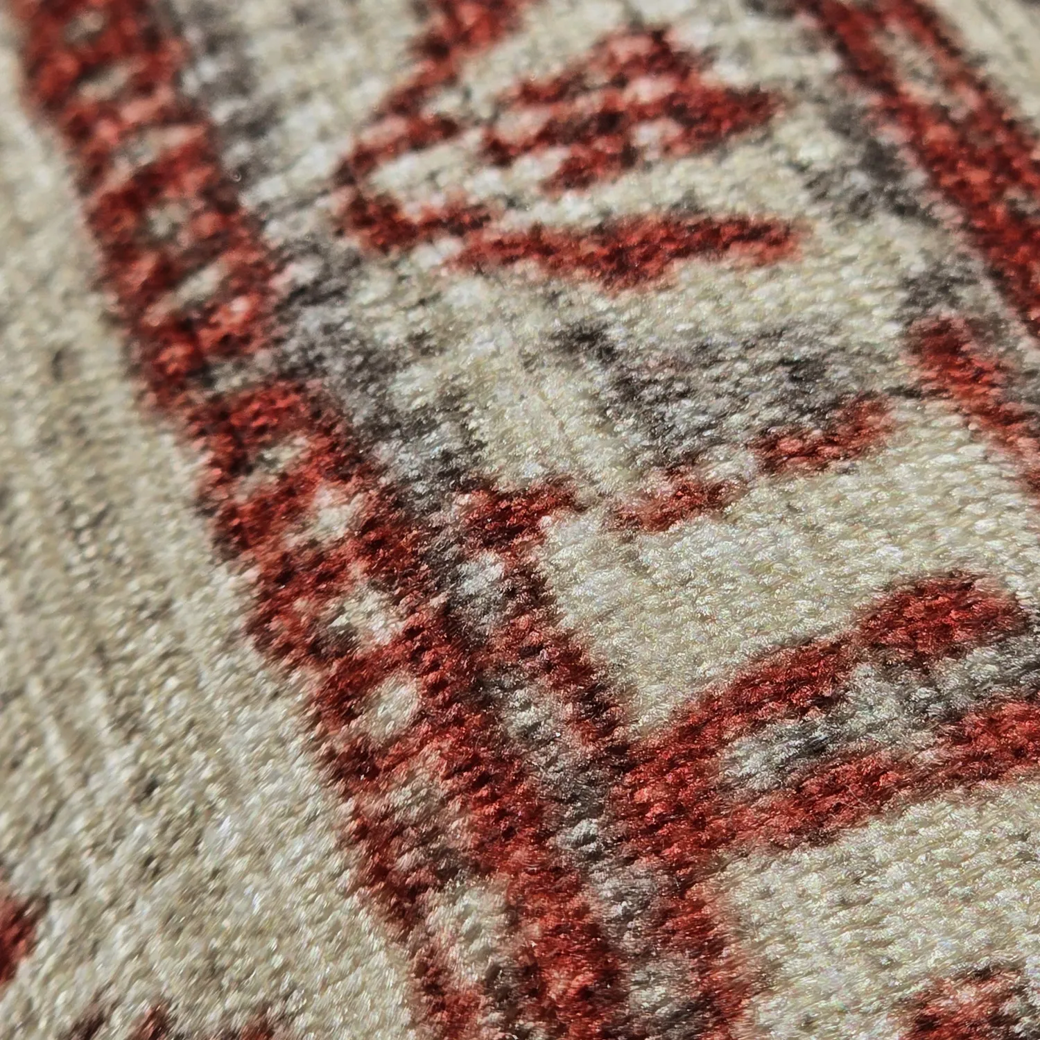 Alfombra de tejido plano - Zuleina (rojo)