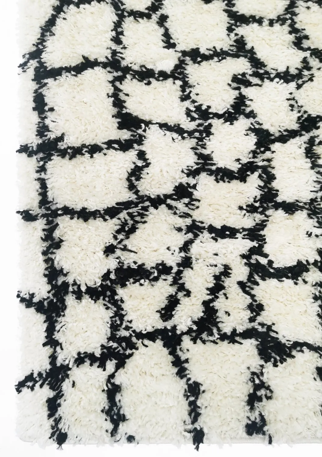 Alfombras de pelo largo - Taverna (negro/blanco)