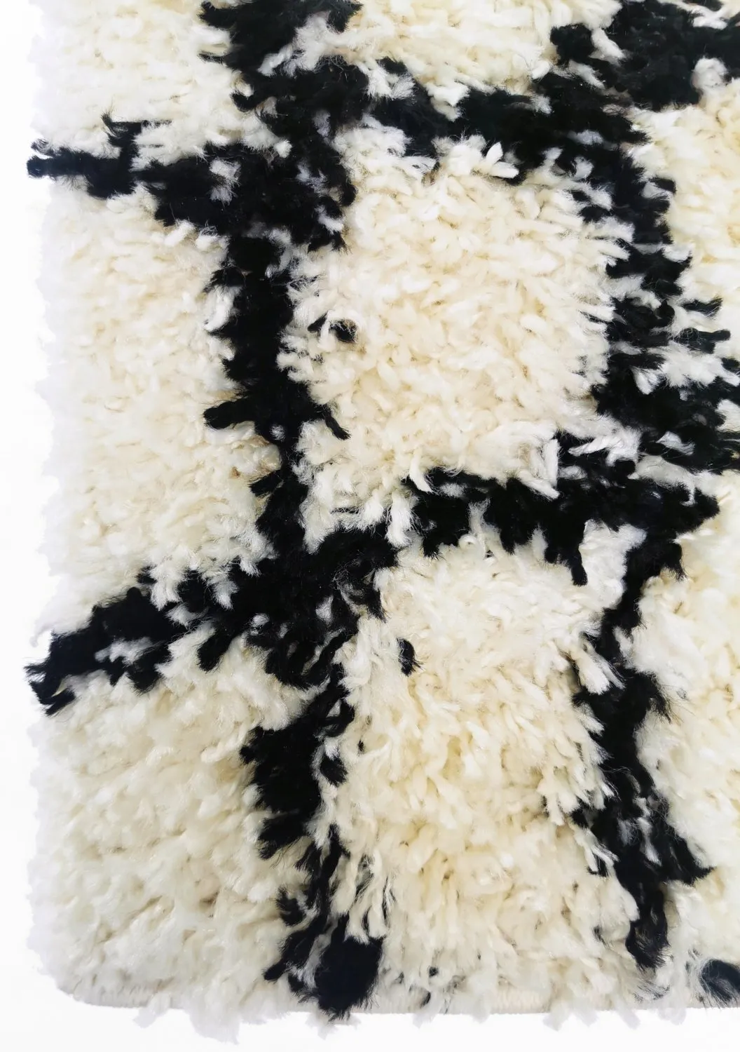 Alfombras de pelo largo - Taverna (negro/blanco)