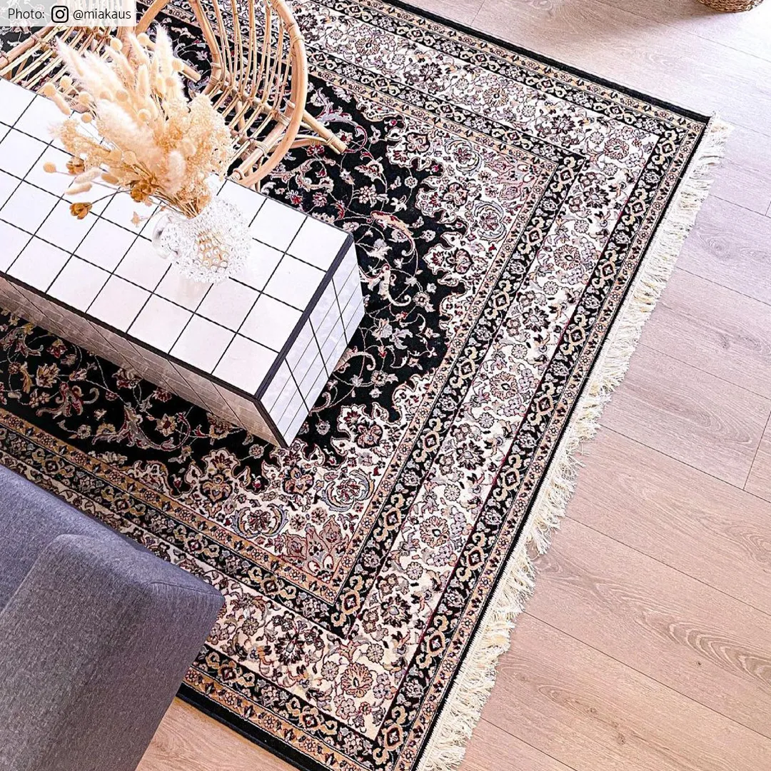 Alfombra Wilton - Gårda Oriental Collection Kerman (negro)