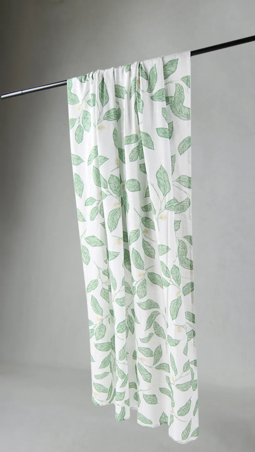 Cortinas - Cortina de algodón - Morris (verde)