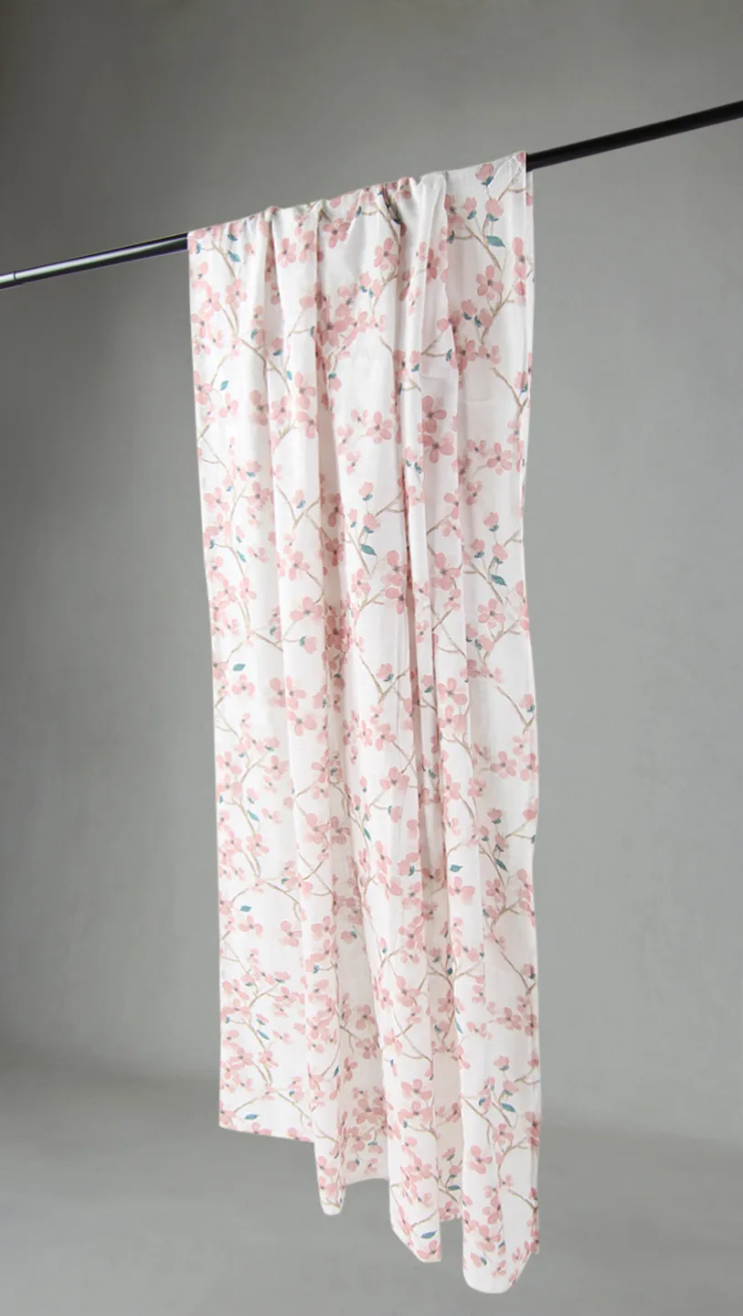 Cortinas - Cortina de algodón - Pia-Li (rosa)