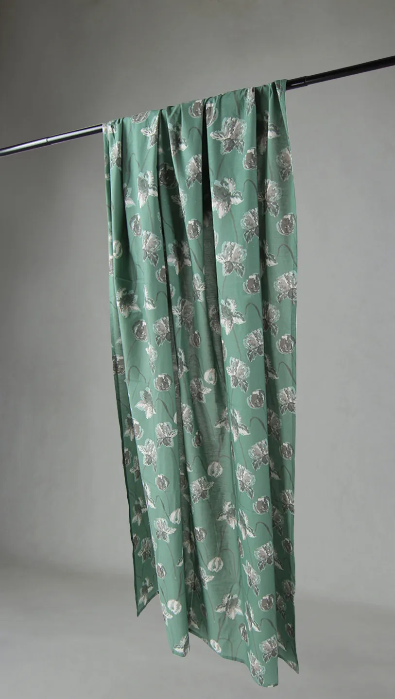 Cortinas - Cortina de algodón Alegria (verde)