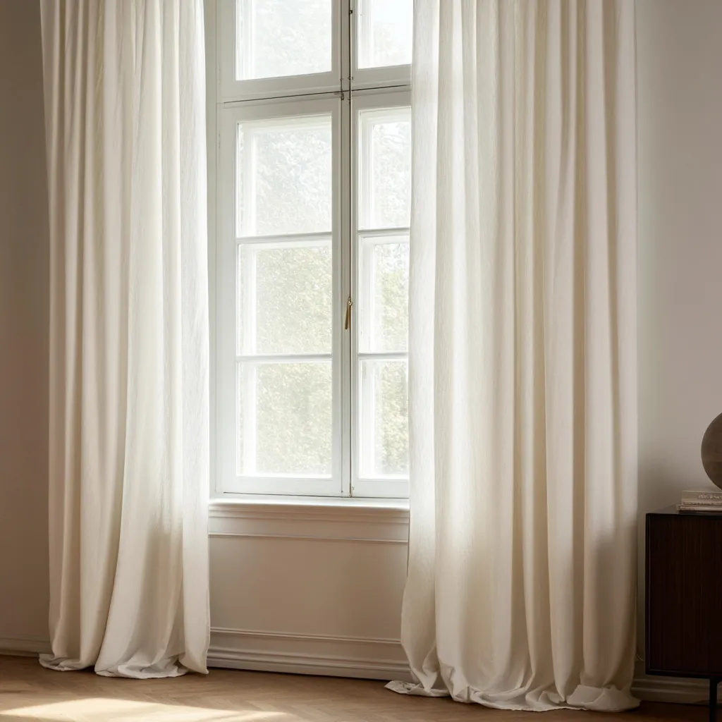 Cortinas - Cortina imitación lino Andrada (beige)