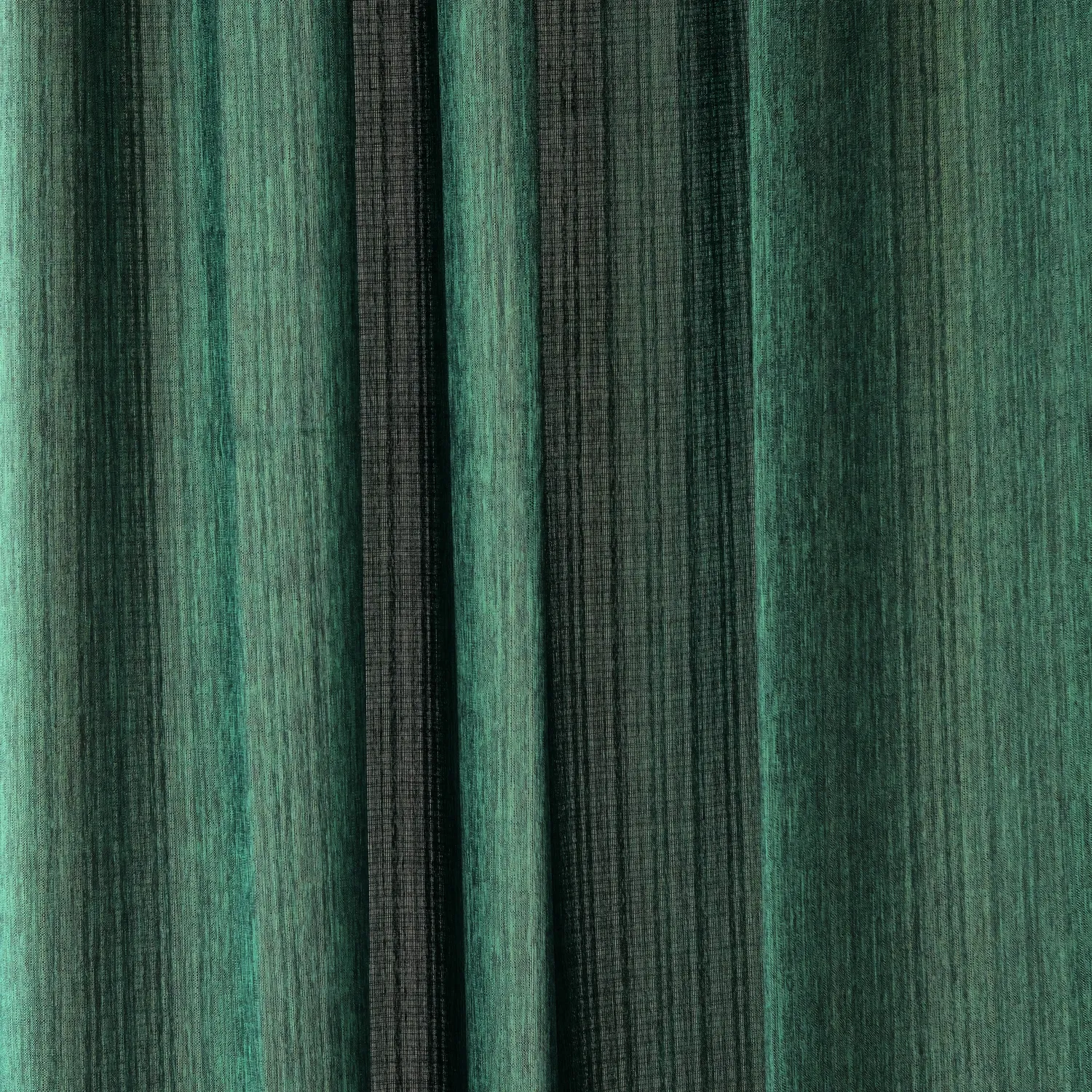Cortinas - Cortina imitación lino Andrada (verde oscuro)