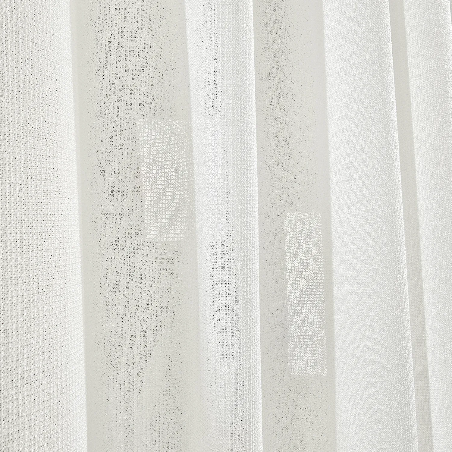 Cortinas - Cortinas de lino Cosmina (blanco)