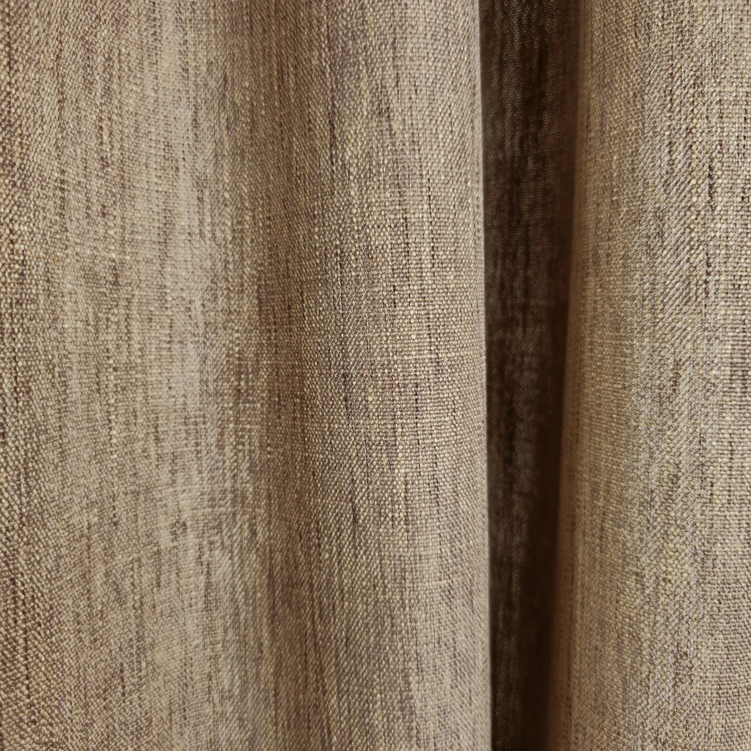Cortinas - Cortinas de lino Melania (marrón)