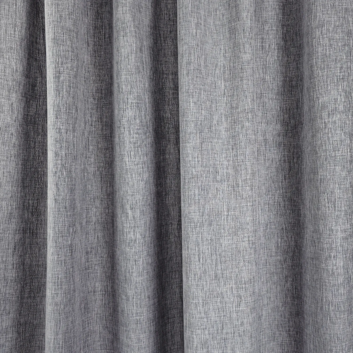 Cortinas - Cortinas de lino Melania (gris claro)