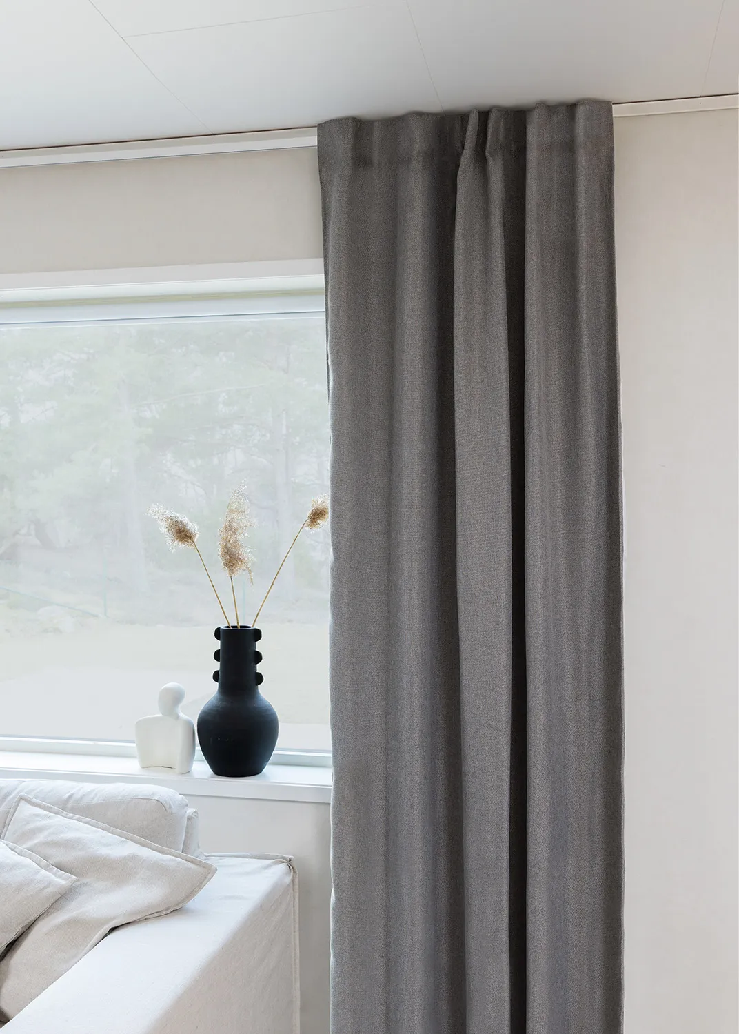Cortinas - Cortinas apagadas Mila (gris)