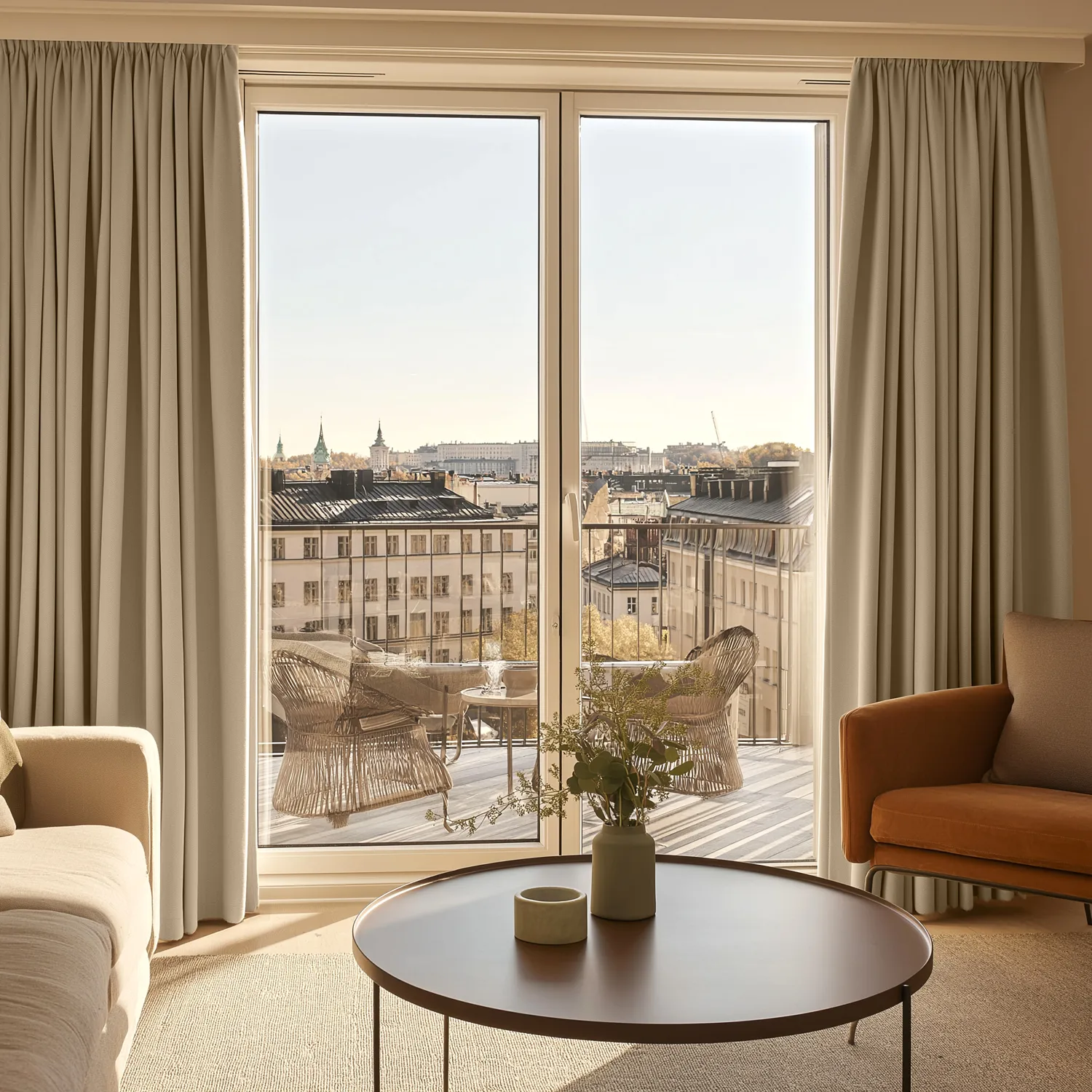 Cortinas - Cortinas apagadas Octavia (beige)