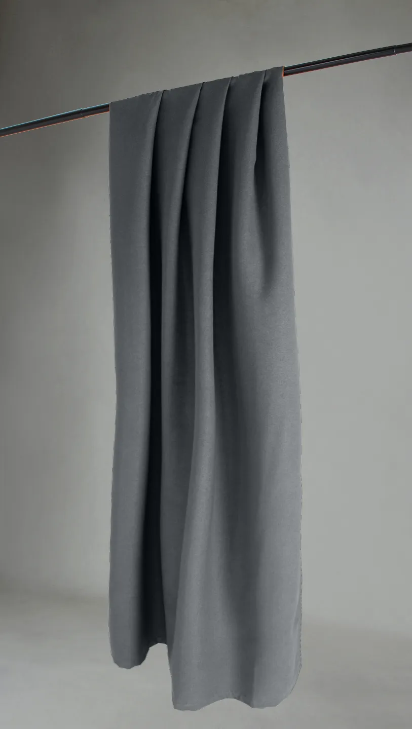 Cortinas - Cortinas apagadas Octavia (gris oscuro)