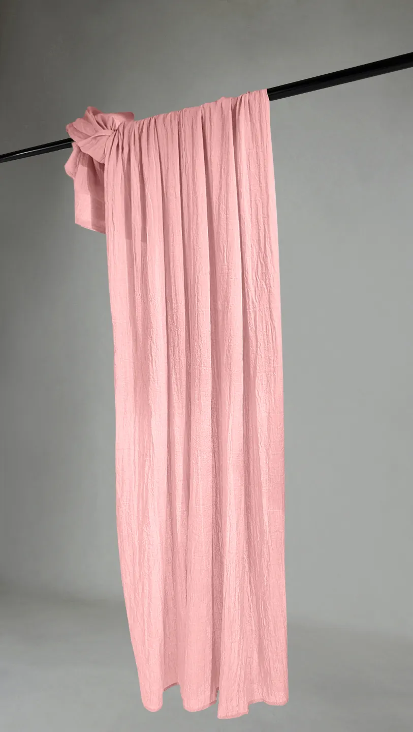Cortinas - Cortina de encajes Hilma (rosa)