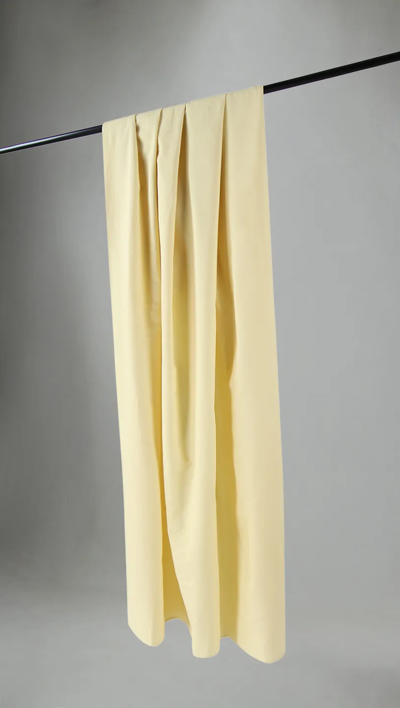 Cortinas - Cortina de algodón Anja (amarillo claro)