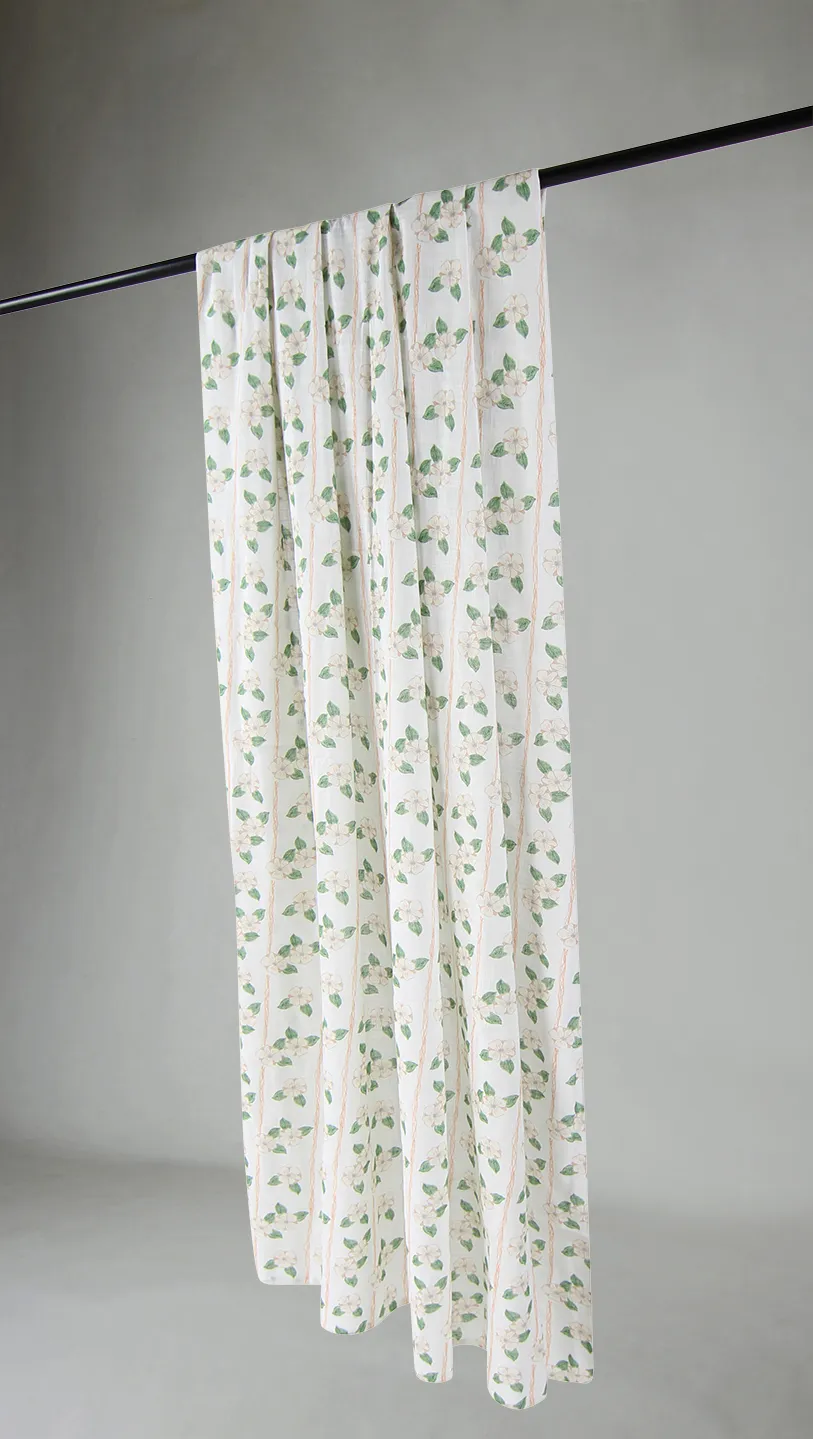 Cortinas - Cortina de algodón Anna-Lisa (azul)